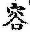 容の位置