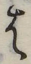 𛂦の位置