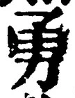 글자 勇