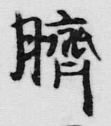 글자 臍