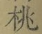 文字桃