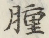 文字腫
