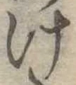 げの位置