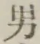 Character 男