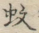 文字 蚊