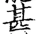 글자 甚