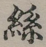 絲の位置