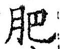 文字肥