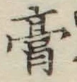 Character 膏