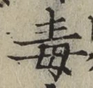 글자 毒
