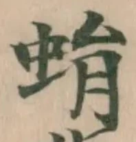 蜎の位置