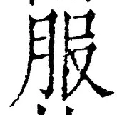 「服」字