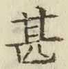 글자 甚