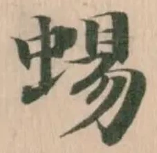 蝪の位置