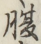 글자 腹