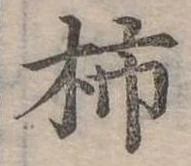 柿の位置