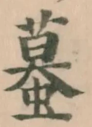 蟇の位置