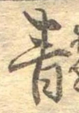 青の位置