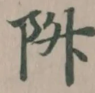 阩の位置