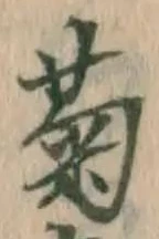 글자 菊